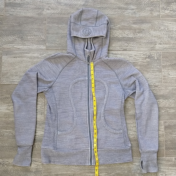 lululemon athletica Tops - Gray Lululemon hooded Zip-up Sweater/Jacket